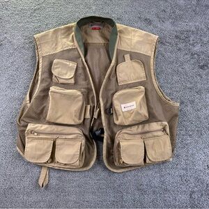 Redington Clark Fork Mesh Vest Men's Fly Fishing Vented Beige Size 2XL /3XL